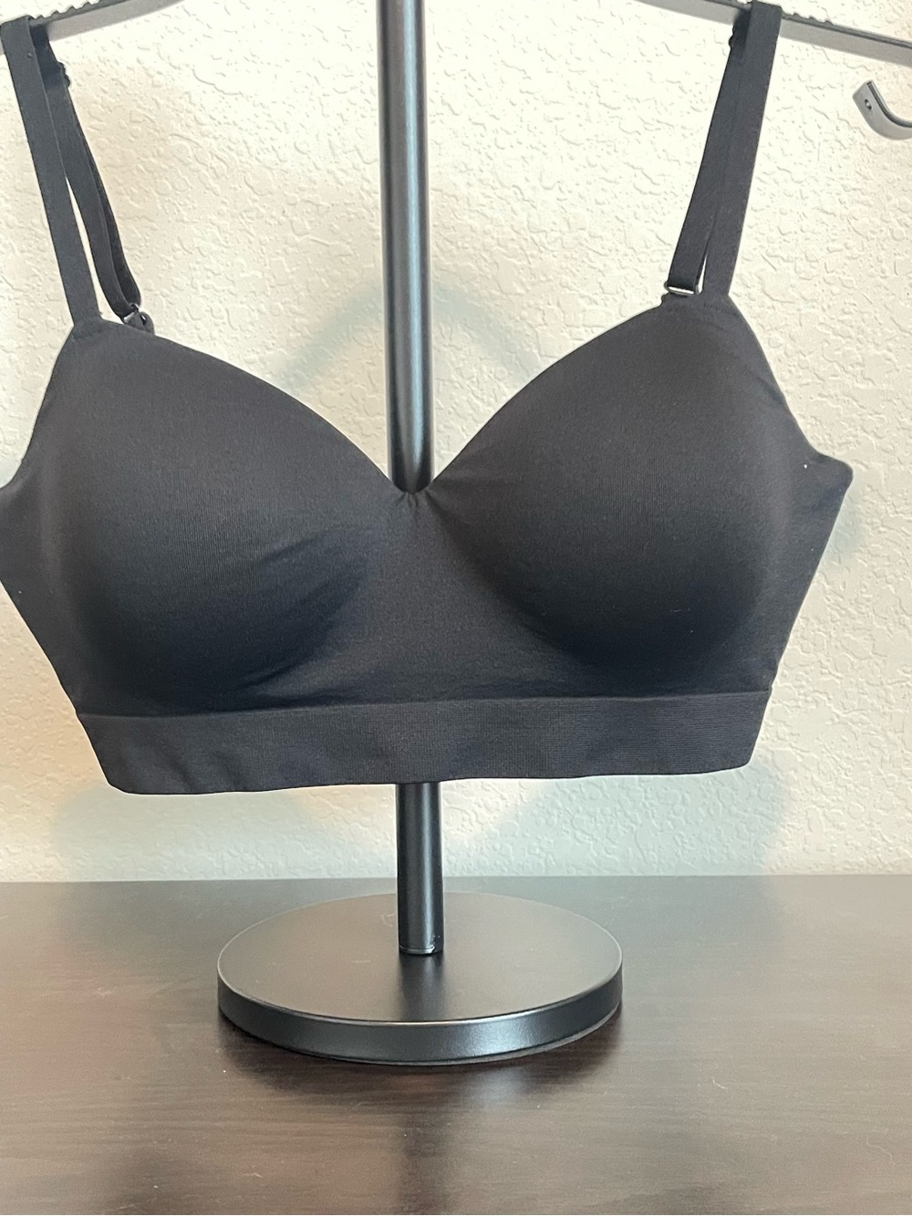 Truekind by Shapermint Supportive Comfort Wireless Shaping Bra Black Large